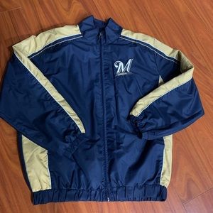 Milwaukee Brewers Full ZipUp Wind Breakers Large
